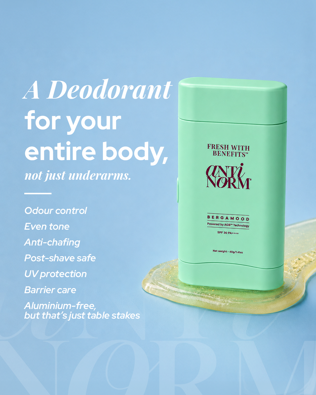Fresh with Benefits - Full-Body Deodorant for Odour, Even Tone & SPF